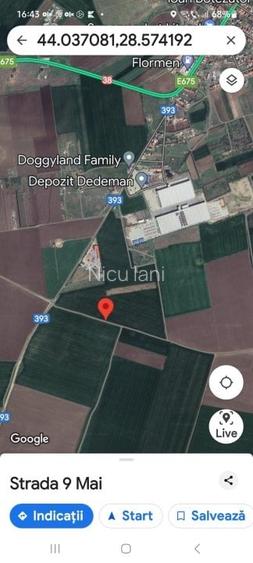 Teren 10000 mp, Techirghiol, langa depozit logistic Dedeman