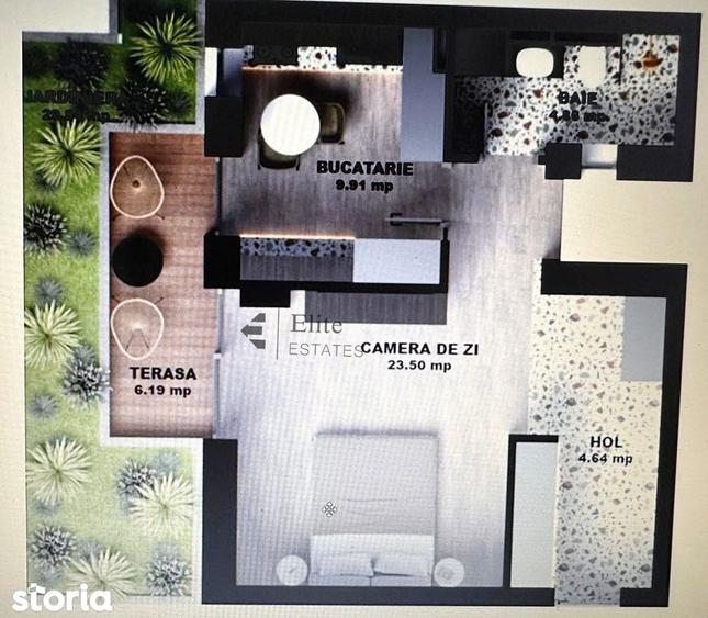 Apartament nou ultracentral 49 mp | Cladire nZeb - 1
