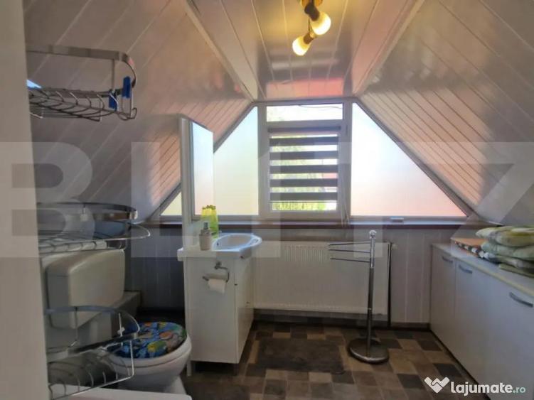 Casa de inchiriat, cu 4 camere, mobilata, curte, pivnita, zo - 4