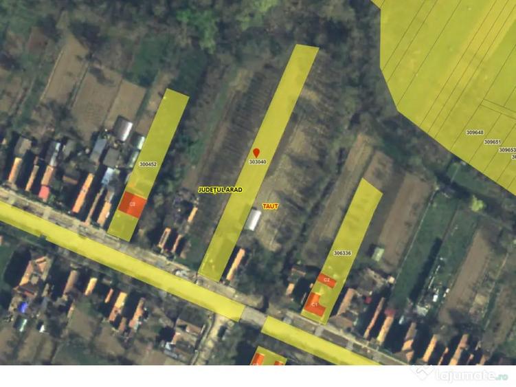 Teren de constructii, ultracentral, Tau?, jud. Arad, toate utilitatiile, fs 14.5 - 1