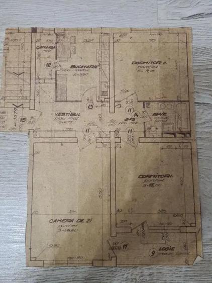 OFERTA!!! Piata Marasti - Parcul Botanic ap 3 camere DECOMANDAT total 80 mp caramida parter balcon - 6