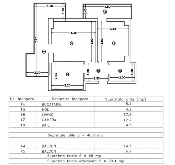 Apartament decomandat cu bucatarie inchisa, luminos, piscina Mamaia Sat - 8