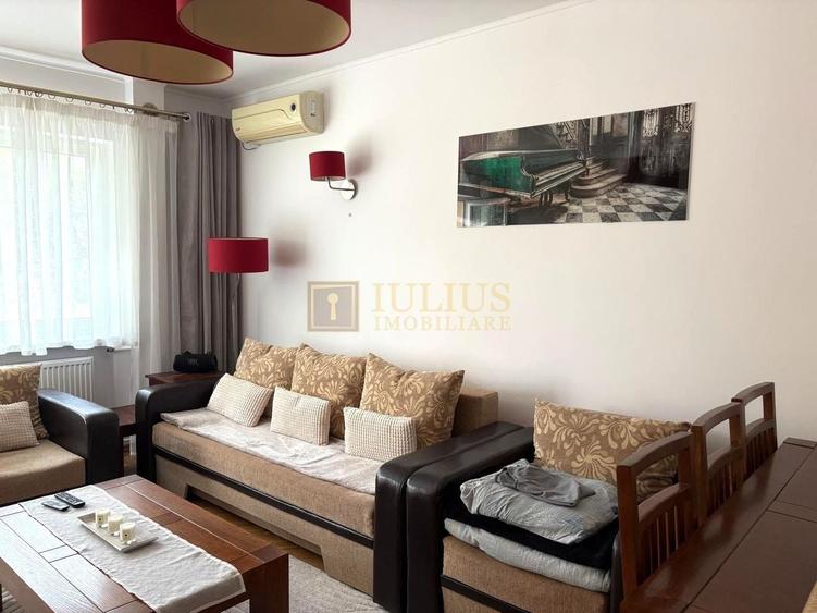 Apartament cu 2 camere decomandat, mobilat în Central