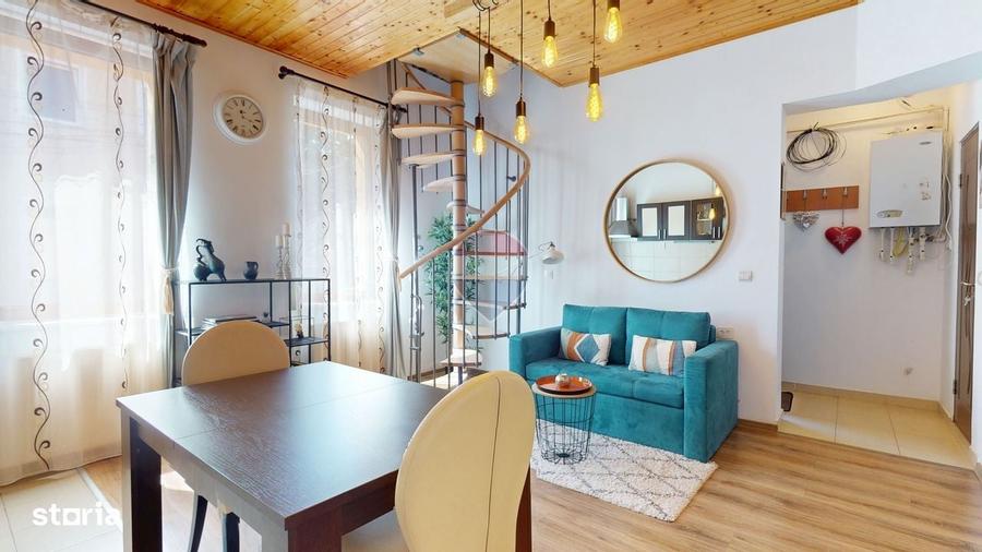 Apartament cu 2 camere în Brașovul Vechi