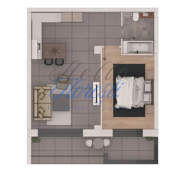 Apartament 2 camere, 50,42mp, ansamblu NZEB, zona Terra - 1