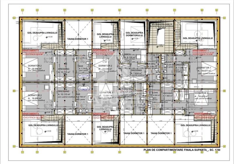 Apartamente noi cu 3 camere, scara interioara, Complexul Studentesc - 9