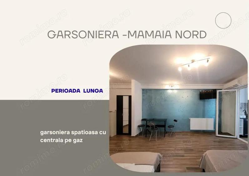 Garsoniera spatioasa- cu centrala, mobilata-Mamaia Nord-Tabara Navodari - 1