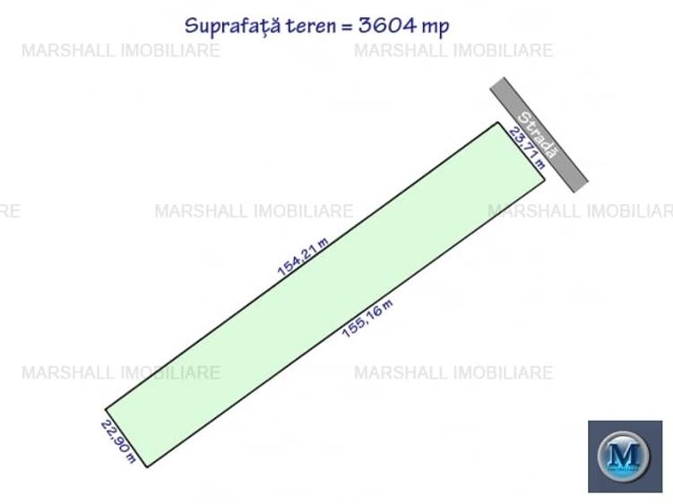 Teren intravilan de vanzare in Harsa, 3604 mp #16090 - 2