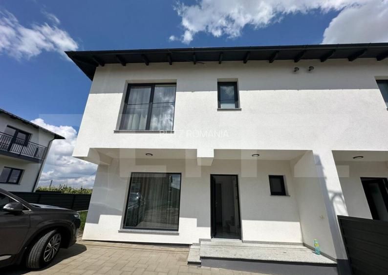 Duplex de vanzare, cu 4 camere, 100 mp+250 mp teren, zona Ip