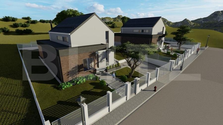 Casa 125 mp teren 500 mp zona profi design deosebit - 1