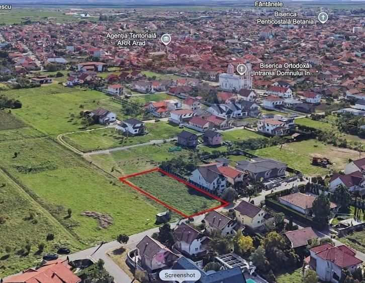 Teren 1504 m², F.S 25 ml - zona Gradiste - 1