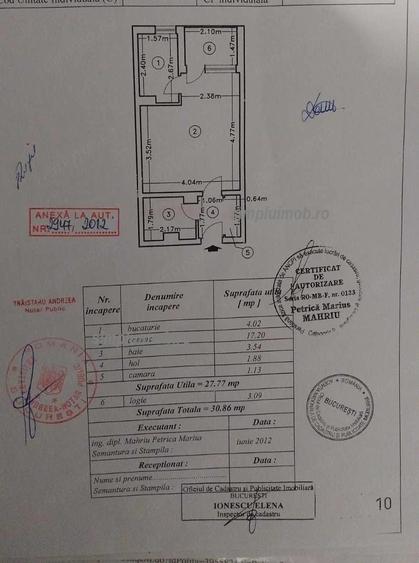 Garsonieră decomandată în Sălăjan