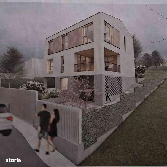 Teren construibil de vanzare in Chinteni cu autorizare de construire - 2