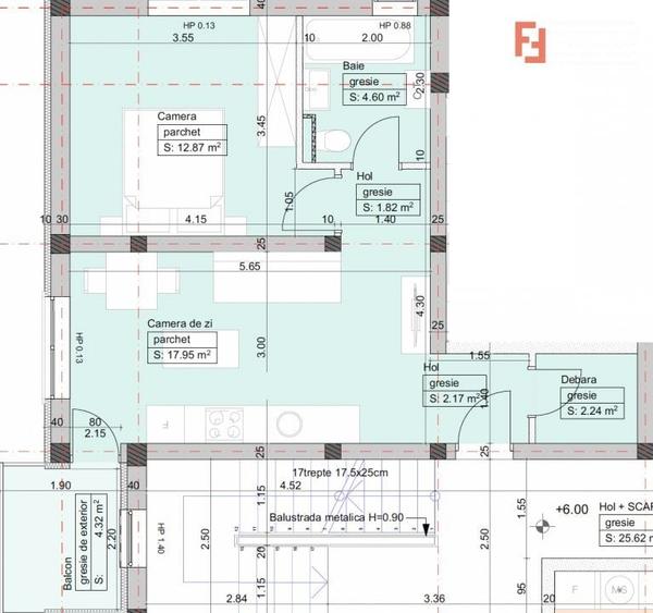 Apartament cu 2 camere, Cartier Planete - Giroc - ID V5153 - 3