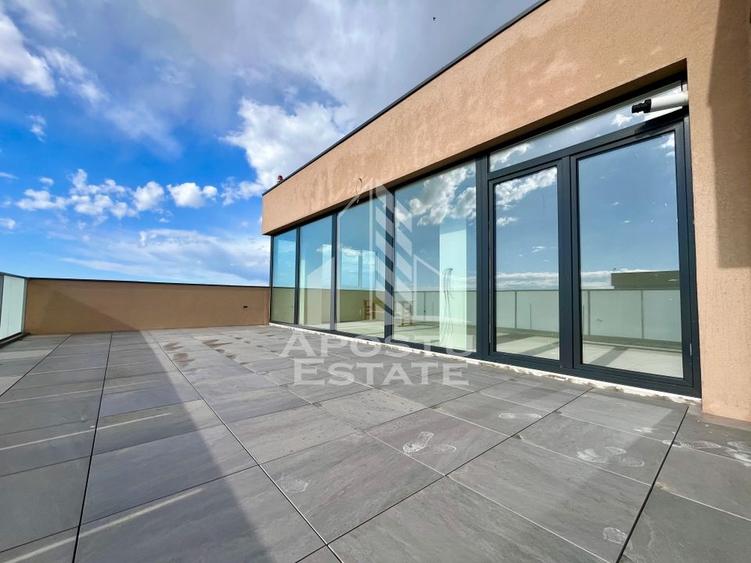 Penthouse cu 3 camere, 2 bai, terasa 104 mp, zona Torontalului - 1