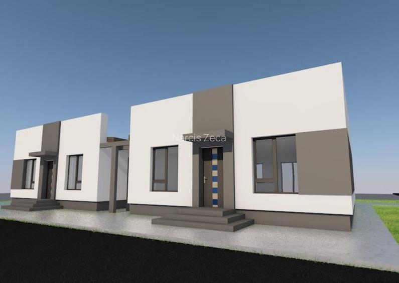 Casa individuala parter - 3 camere - 300mp teren