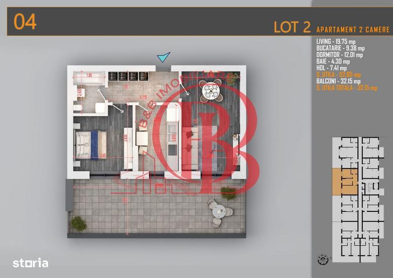 Apartament superb 2 camere cu terasa - Pallady Metrou Teclu - 7