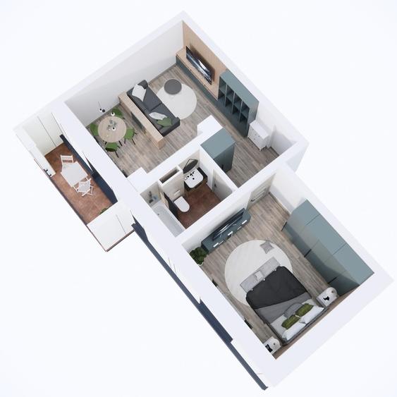 Apartament cu 2 camere decomandat în Blaj