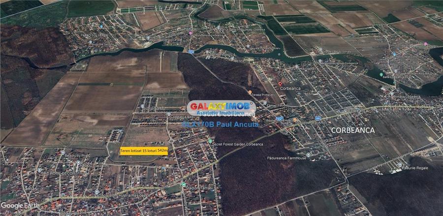 Teren Construcții intravilan de 1357 mp, în Corbeanca