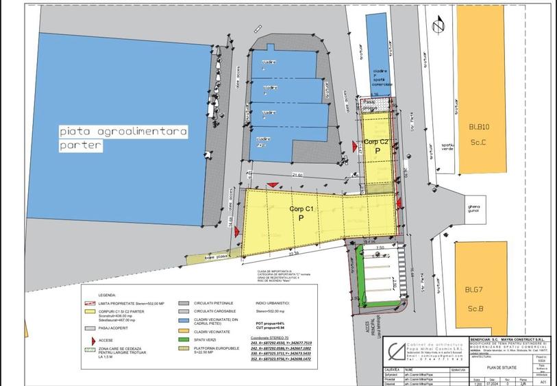 Piata Slobozia, sp. com CARREFOUR DE VANZARE - 2