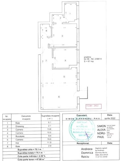 Apartament 3 camere premium - 2 locuri parcare – Strada Actiunii– 250000 EUR - 19
