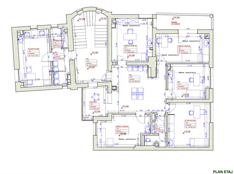 Cladire/Spatiu cu alta destinatie - 4 niveluri - pretabila diverse activitati - 56