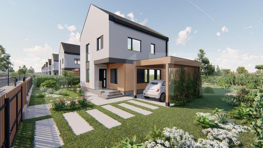 Casa individuala 110mp, situata intr-un ansamblu modern in Mihai Viteazu - 1