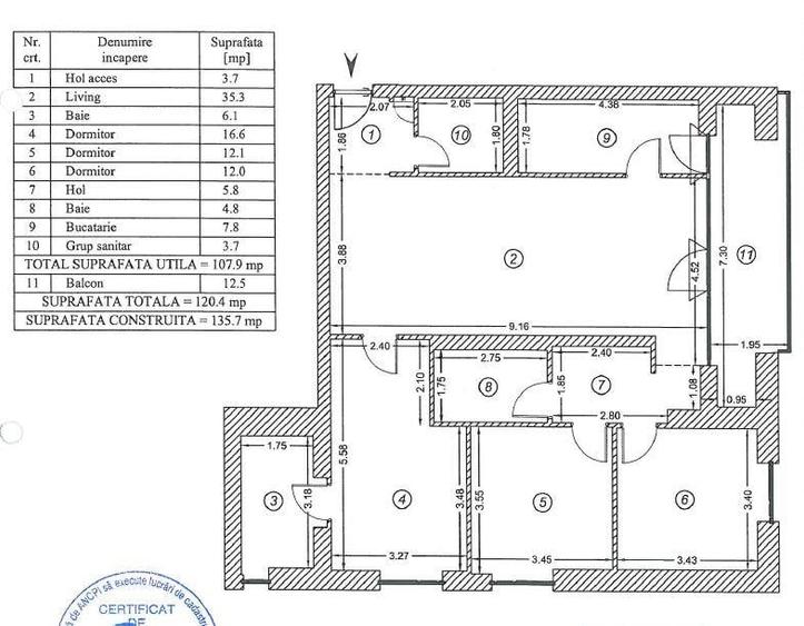 Apartament de vanzare 4 camere One Cotroceni Park - 21