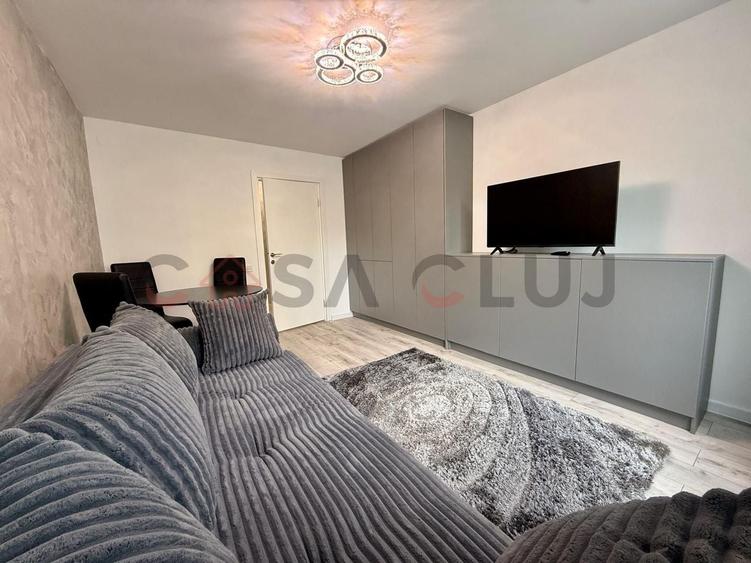 Apartament cu 2 camere decomandat, mobilat în Plopilor