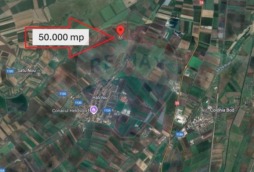Teren de vanzare / extravilan 50.000mp/Halchiu - 1