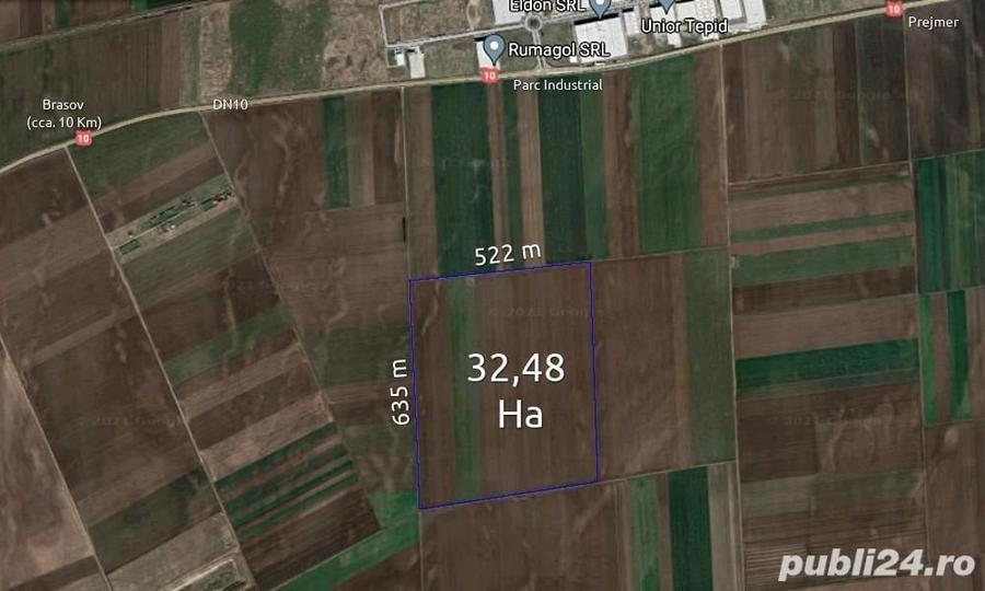 Teren 32,5 Ha compact Prejmer, Brasov. Imagini drona,tur/360 - 16