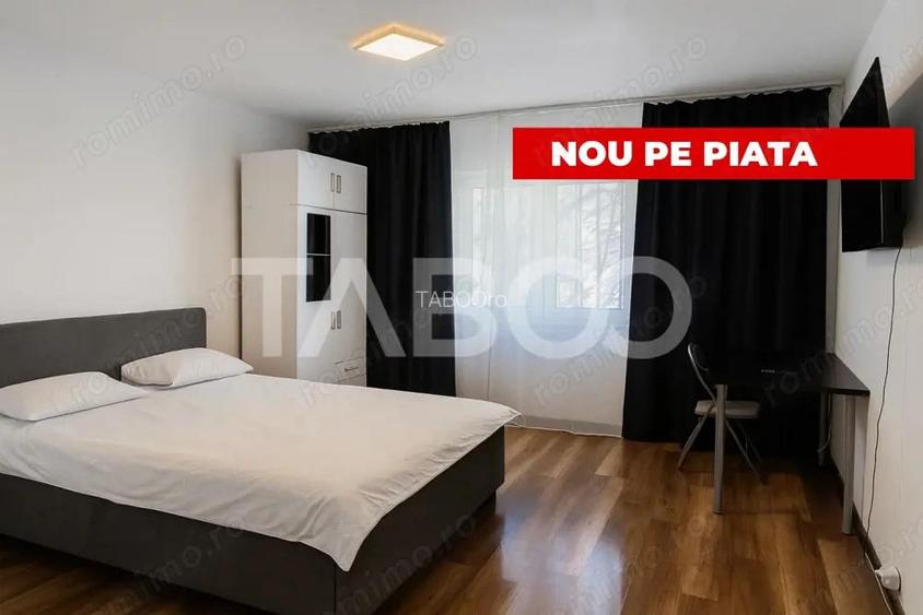 Garsoniera decomandata mobilata utilata Siretului etaj intermediar