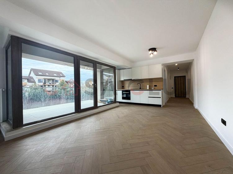 Apartament 3 camere NOU, prima locuire | terasa, parcare | Borhanci - 1