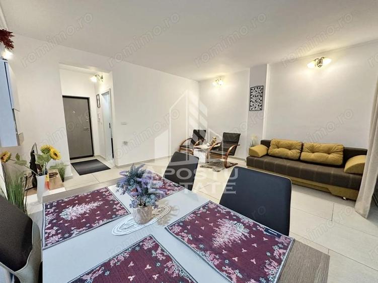 Apartament cu o camera mobilat si utilat la parter in Giroc la asfalt. - 1