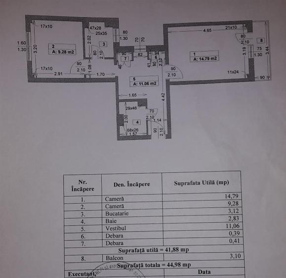 Vanzare apartament 2 camere | Titan | Codrii Neamtului | etaj 7/10 | renovat | b - 10