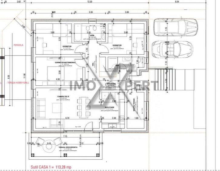 Casa Individuala finalizata, pe un singur nivel , teren 500 m2, Popesti, Baciu! - 7