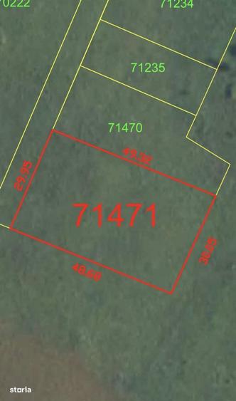 Teren 1470 mp,Campenesti, utilitati langa teren - 1