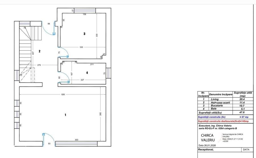 Vila single 4 camere Bragadiru Safirului, 300 mp teren - 6