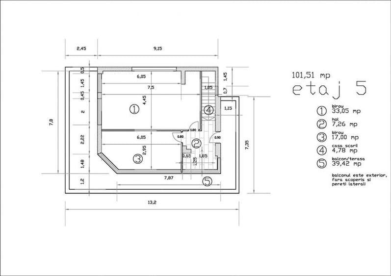 Cladire individuala 880 mp de inchiriat - metrou Aviatorilor - 12