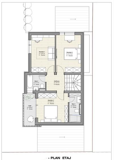 Casa individuala - 149 mp util - terasa rooftop cu jacuzzi de 32 mp - 25