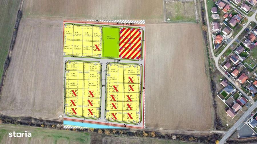 Terenuri Bucovat, cu utilitati 58 euro/mp+TVA in 2 rate - 3