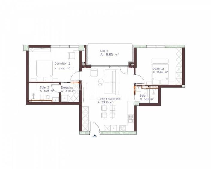 Apartament 3 camere de vanzare in Centru, Cluj Napoca - 8