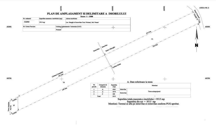 Terenuri vanzare Bunghi Poienari Neamt proprietar acte complete - 3