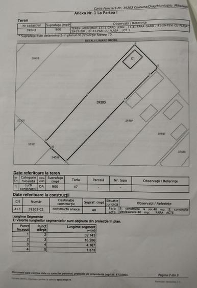 Teren de 900 mp, în Exterior Vest