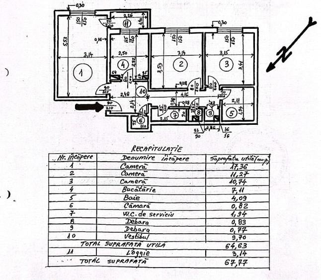 Proprietar–Ap.3 camere decomandat Colentina–et 2/8–68 mp–bloc reabilitat - 15