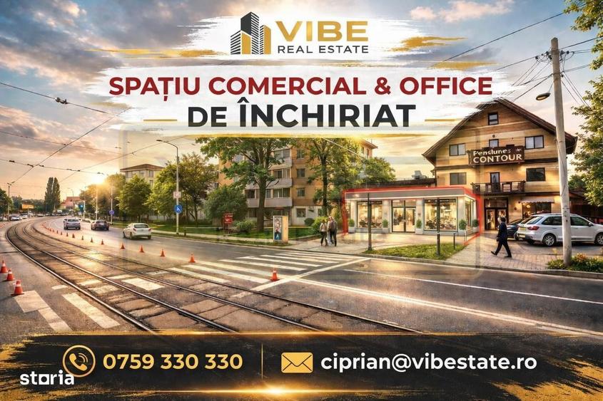 Spatiu comecial&office stradal 70mp Podul de Piatra N.Iorga - 1