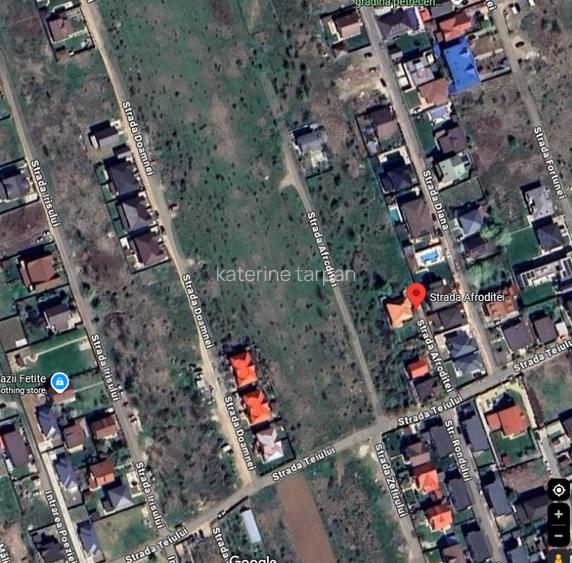 Teren intravilan 1.201 mp, front 55,7m,  Domnești, direct proprietar