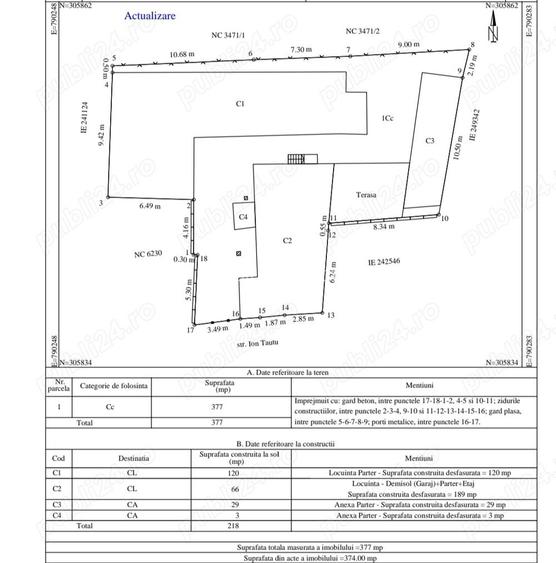 Proprietar vand casa si vila (sp. com.) Cta