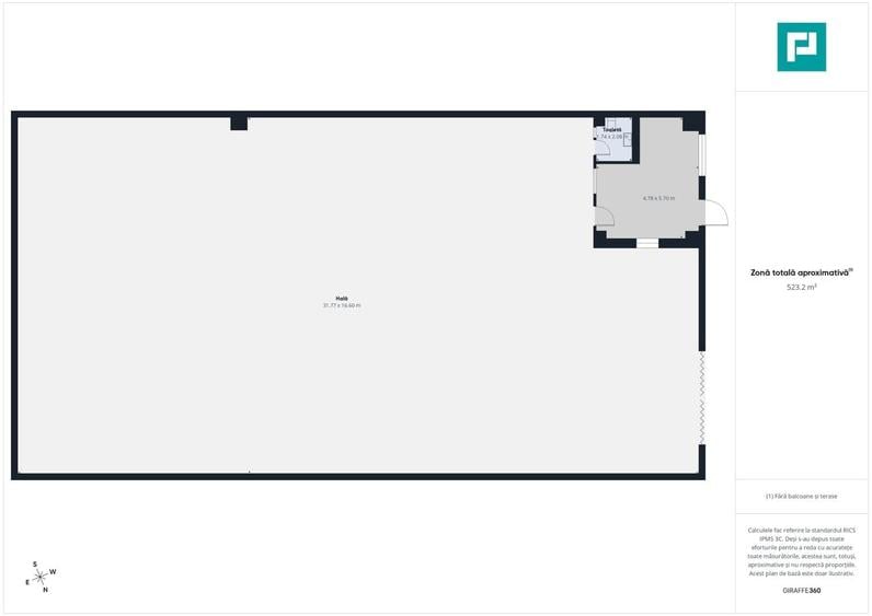 Hală industrială nouă, 524mp în zona de Nord - 10