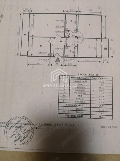 3 camere intre Parcul IOR si Parcul National | centrala proprie - 1